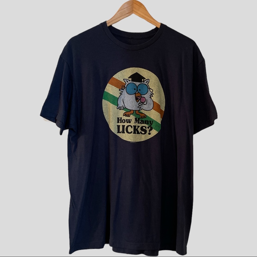 Tee Luv Vintage Inspired Tee Lollypop Owl Size XL (A23)